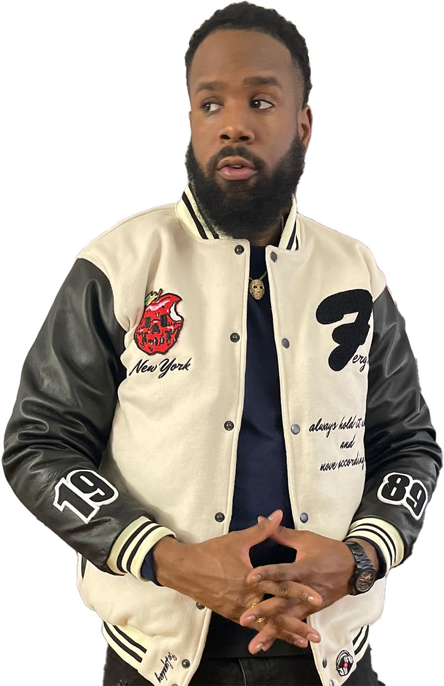 *PRE-ORDER* Men's Fergii (Rotten Apple) varsity jacket